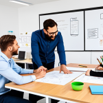 안드레아 이구오딘 CEO 인터뷰 - Innovation Culture**

"A diverse team collaborating around a table filled with prototypes and sketch...